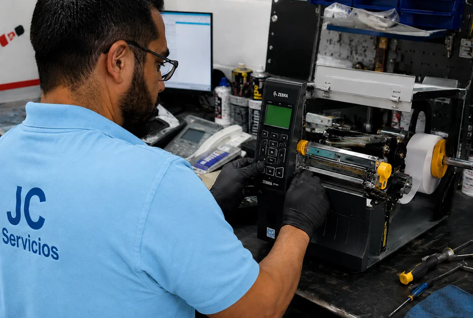Soporte para impresoras de etiquetas